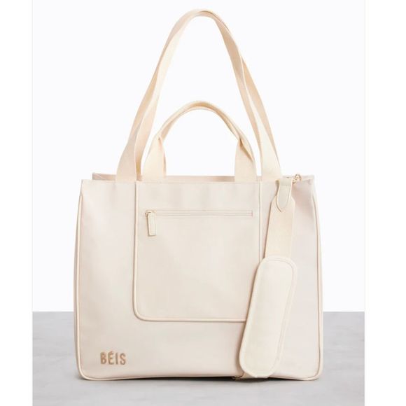 BEIS Handbags - NWT BEIS The East/West Tote - Fall Collection in BEIGE
